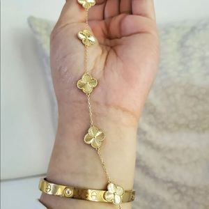 COPY - 18 k real solid gold women bracelet